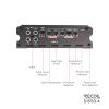Recoil DI550.4 Full-Range Class-D 4-Channel Car Audio Amplifier, 1,040 Watts Max Power, 2-4 Ohm Stable, Mosfet Power Supply, Bridgeable view 4