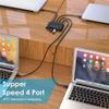 xiwai KVM USB 2.0 Switch Selector 4 Port PCs Sharing 4 Devices for Keyboard Mouse Scanner Printer view 4