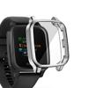 Compatible with Garmin Venu Sq Waterproof Protective Case Soft TPU Plated All Around Scratch-Proof Screen Protector Cover for Garmin Venu Sq GPS Smartwatch (Silver) view 2