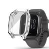 Compatible with Garmin Venu Sq Waterproof Protective Case Soft TPU Plated All Around Scratch-Proof Screen Protector Cover for Garmin Venu Sq GPS Smartwatch (Silver) view 3
