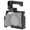 A7 IV Cage Support, Hersmay Camera Cage with Top Handle for Sony A7 IV / A7S III Full Frame mirrorless Camera view 1