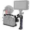 A7 IV Cage Support, Hersmay Camera Cage with Top Handle for Sony A7 IV / A7S III Full Frame mirrorless Camera view 4