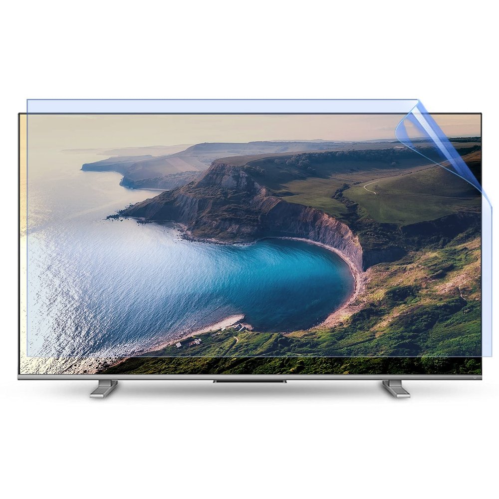 CICIHP 50~75 Inches Blue Light Screen Protector,Eye Protection Blue Light Protector Blocks Reduce Eye Fatigue and Eye Strain for TV,75" 1645 * 930