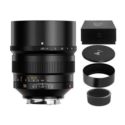 TTArtisan 90mm f1.25 mirrorless Camera Lens Manual Focus GFX Mount Cameras Like GFX100 GFX50S GFX50R GFX100S Black