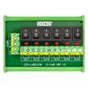 DIN Rail Mount 6 Channel Rocker Switch AC 115V 230V Power Distribution Strip Module view 1