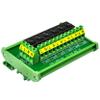 DIN Rail Mount 6 Channel Rocker Switch AC 115V 230V Power Distribution Strip Module view 2