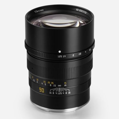 TTArtisan 90mm f1.25 mirrorless Camera Lens Manual Focus X1D/XCD Mount Like Cameras XID I,XID II,X2D