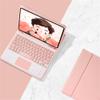 Galaxy Tab S7 11 inch 2020 SM-T870 SM-T875 SM-T878 Touch Keyboard Cover Magnetic Detachable with S Pen Holder Color Bluetooth Keyboard case (Galaxy Tab S7, Pink) view 1