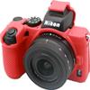 BolinUS Z50 Case, Fullbody Ultra-thin Lightweight Rubber Soft Silicone Housing Case Bag Cover for Nikon Z50 (Red) view 2