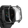 Compatible with Garmin Venu Sq Waterproof Protective Case Soft TPU Plated All Around Scratch-Proof Screen Protector Cover for Garmin Venu Sq GPS Smartwatch (Black) view 2