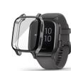 Compatible with Garmin Venu Sq Waterproof Protective Case Soft TPU Plated All Around Scratch-Proof Screen Protector Cover for Garmin Venu Sq GPS Smartwatch (Black) view 3