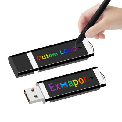 USB Drives Custom Logo 512MB 100PCS Exmapor Memory Stick Bulk Personalized Thumb Drive