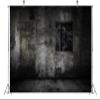 BELECO 5x3ft Scary Jail Backdrop Halloween Prison Photography Backdrop Cracked Wall and Window with Spider Webs Background Murder Crime Party Gangster Mafia Party Decor Jail Themed Party Photo Props view 4