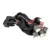 Wiring Harnesses Car LED Wiring Boost Harness for H4 Adapters Four Lights PE Wave Tube Independent Design Double Protective view 1