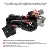 Wiring Harnesses Car LED Wiring Boost Harness for H4 Adapters Four Lights PE Wave Tube Independent Design Double Protective view 2