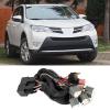 Wiring Harnesses Car LED Wiring Boost Harness for H4 Adapters Four Lights PE Wave Tube Independent Design Double Protective view 4