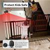 CPVAN 125dB Loud Motion Sensor Alarm with 328ft Remote Control (40ft PIR Detector, Batteries), Indoor Wireless Infrared Security Motion Detector with Siren for Home Garage Van (CP2 Pro, Black) view 3