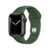 Apple Watch Series 7 (GPS, 41MM) - Green Aluminum Case with Clover Sport Band (Renewed) view 1