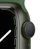 Apple Watch Series 7 (GPS, 41MM) - Green Aluminum Case with Clover Sport Band (Renewed) view 2