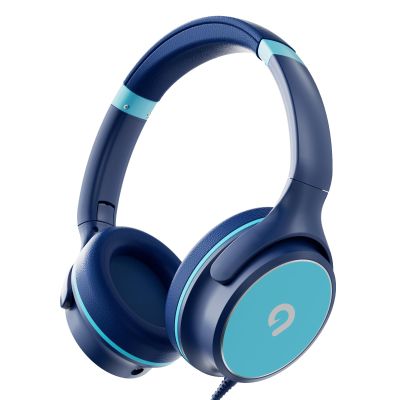 ADOOPE Kids Headphones with Safe 85dB/94dB Volume Limiter for Child/Teens, Foldable HD Stereo Sound Headset for Kindle Kids/fire Tablet/iPad/Laptop, Headphones with Microphone