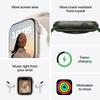 Apple Watch Series 7 (GPS, 45mm) Starlight Aluminum Case with Starlight Sport Band, Regular (Renewed) view 3