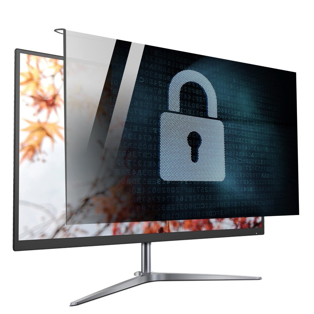 JCSKY 17-32 Inch Computer Privacy Film with Anti Blue Light, Anti Glare Anti Scratch Privacy Screen Protector Film for Notebook, Desktop PC, Widescreen Monitors / 24in 547x320mm