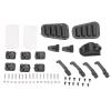 Dilwe RC Door Hinge Handle, Plastic, Car Door Hinge Handles Kit for T4 1/10 RC Vehicle Upgrade Parts, 6 Pcs/Set, Black view 1
