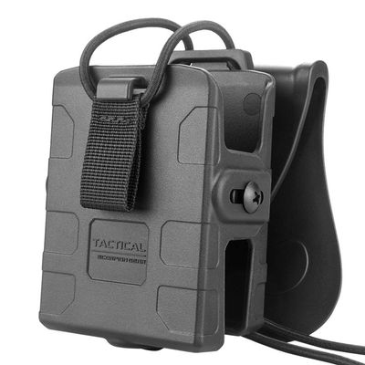 Tactical Scorpion Gear Polymer Walkie Talkie Radio Holder Holster for Motorola, Kenwood, Hytera