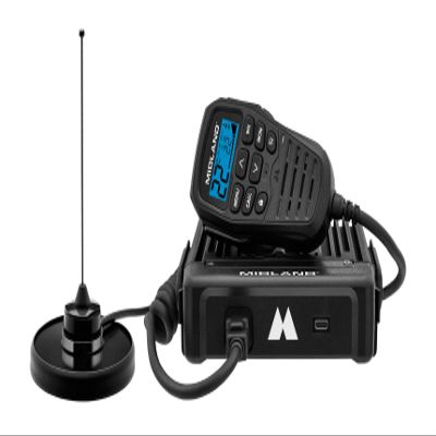 Midland MXT575 GMRS Mobile Radio, Two-Way Radio with NOAA Weather Scan and Alert - for Farms, Ranches, Overlanding - Repeater Capable, Integrated Control Mic,- External Magnetic Mount