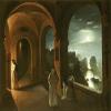 Franz Ludwig Catel : Kloster Charterhouse : 1823 : Archival Quality Art Print