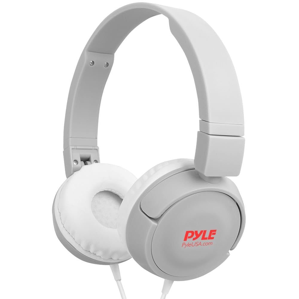Comfortable Lightweight Kids Wired Headphones - Foldable Adjustable Corded On Ear Headset for Children/Boys/Girls - Smartphones/Computer/Tablet/School/Kindle/Airplane Travel