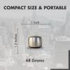 Best Mini Portable Bluetooth Speaker with HD Sound & Bass I Smallest Wireless Bluetooth Speakers for Phone/PC/Tablet I Photo Selfie Button Answer Phone Calls I Cute Tiny Speaker, Gold view 4