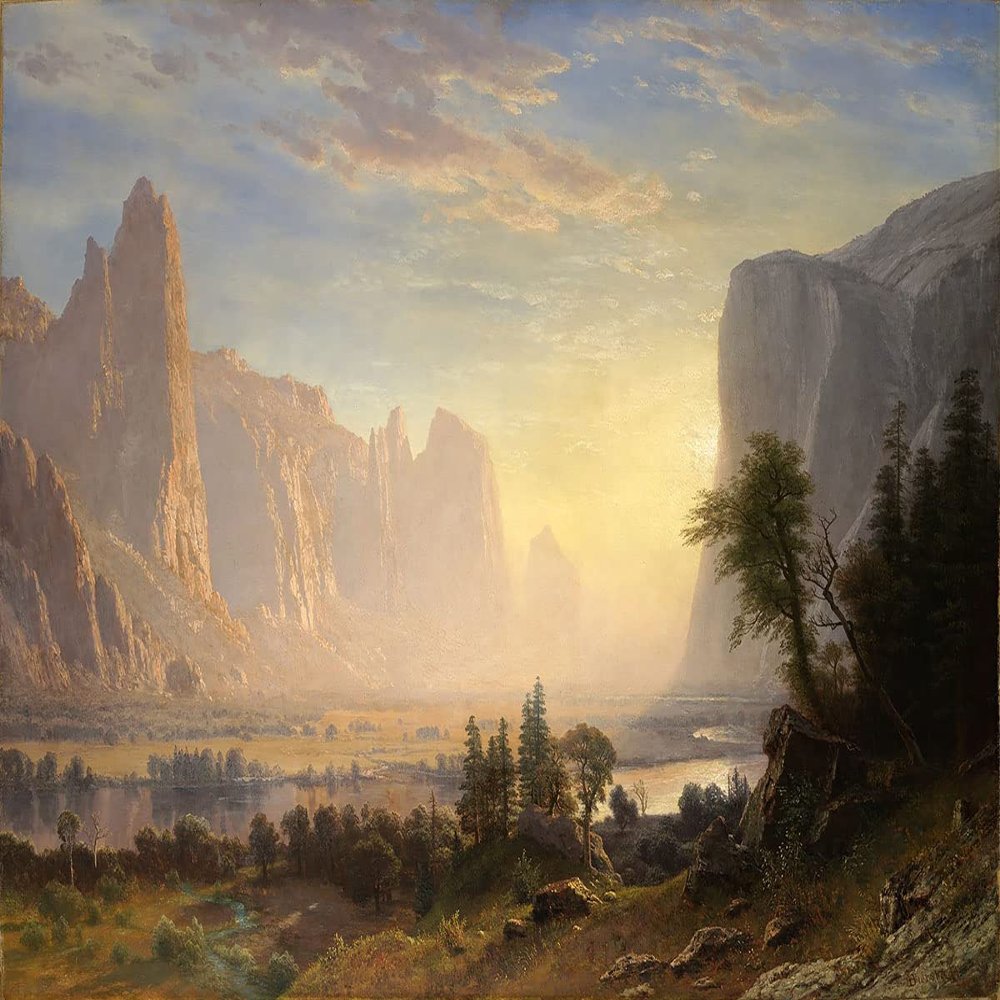 Albert Bierstadt : Valley of the Yosemite : 1864 : Archival Quality Art Print