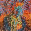 Astrale Komposition XI : 1912 : Wilhelm Morgner : Archival Quality Art Print view 1