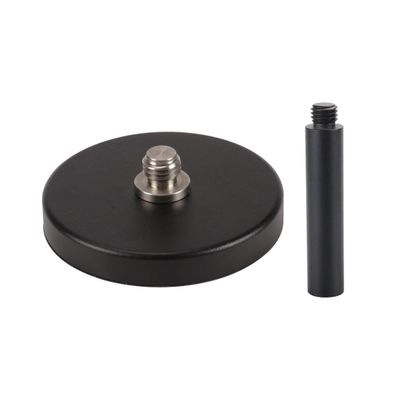 MUTOOP Professional GNSS Antenna Magnetic Mount for Survey Vehicles & Metal Surfaces | 5/8x11 Thread, 100mm Extension Rod | Heavy-Duty Survey GPS Mount, GNSS Antenna Mag(1PCS)