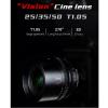 7artisans 25mm T1.05 Manual Focus Large Aperture Cine Lens Compatible with Canon RF Mount for RED view 2