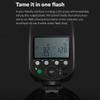 Godox MF-R76 Universal Macro Ring Flash Light GN14 10 Levels Adjustable Brightness with 8pcs Adapter Ring Replacement for Canon Nikon Sony Fuji Olympus Panasonic Pentax DSLR Camera view 3
