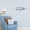 Vinyl Wall Decals Everyday is a Gift Stickers for Living Room Bedroom Kitchen Office Home Wall Decor 10x22inch view 1