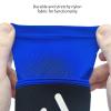 HARTPOR Volleyball Arm Sleeves Passing Forearm Sleeves with Protection Pad and Thumbhole for Youth Protect Arms from Sting 1 Pair 10" Blue view 3