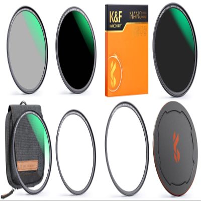 77mm Magnetic UV+CPL+ND64+ND1000+Basic Ring Lens Filters Kit (5 Pcs) with 28 Muti-Layer Coatings