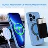 OUTXE Magnetic Adapter Ring 2-Pack, Universal Magnet Sticker Compatible with Magsafe Accessories & Wireless Charging for iPhone/Android/Galaxy/Pixel Black view 3