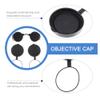 10x42 Optics Binocular Caps, Objective Lens Caps Rubber Waterproof Binoculars Protective Covers for Compact Binoculars view 3