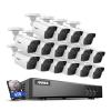 ANNKE 16 Channel 5MP Security Camera Systems H.265+ 3K Lite DVR with 6TB Hard Drive, 16pcs 5MP Outdoor Surveillance Cams, AI Human/Vehicle Detection, Easy Remote Monitoring, 100ft Super Night Vision view 1