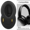 Linkidea Ear Pads for Bose QC45/ QC35/ QC35 IIGaming/ QC15/ QC25, AE 2/ 2i / 2w, SoundTrue, SoundLink Around-Ear Headphones, Replacement Ear Cushions (Protein Leather/Black) view 3