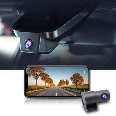 Fitcamx Front 4K and Rear 1080P Dash Cam Suitable for Toyota C-HR 2021 2022 2023 LE Limited XLE (Model B), OEM Factory Look, Dual HD Video WiFi, Loop Recording, G-Sensor, Easy to Operate, 128GB Card