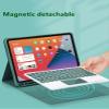 SENLAN Galaxy Tab A7 10.4 inch 2020 SM-T500/T505/T507 Touch Keyboard Cover Color Round Key Detachable Bluetooth Wireless Keyboard with touchpad (Galaxy Tab A7, Dark Green) view 2