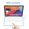 SENLAN Galaxy Tab A7 10.4 inch 2020 SM-T500/T505/T507 Touch Keyboard Cover Color Round Key Detachable Bluetooth Wireless Keyboard with touchpad (Galaxy Tab A7, Dark Green) view 3