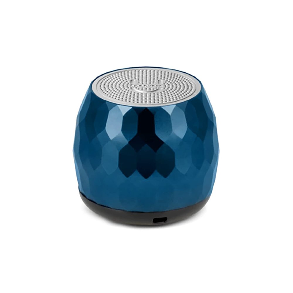 Fashionit U Micro - Small Bluetooth Speaker | Coin-Sized Speakers Bluetooth Wireless with Built-in Mic & Remote Shutter | Portable Rich Sound for Travel, Shower, Beach |Glam Midnight Blue