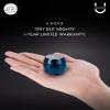 Fashionit U Micro - Small Bluetooth Speaker | Coin-Sized Speakers Bluetooth Wireless with Built-in Mic & Remote Shutter | Portable Rich Sound for Travel, Shower, Beach |Glam Midnight Blue view 4