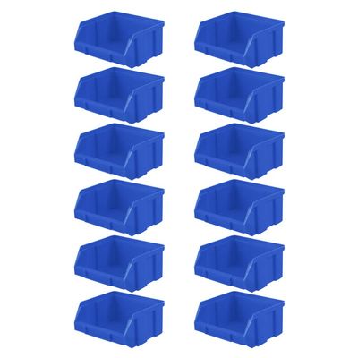 Cabilock Inclined Mouth Storage Box Warehouse Parts Storage Box Pp Material Classic Design Practical